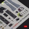KELIK K48018 A-10C Thunderbolt II interior 3D decals for Italeri kit 1/48